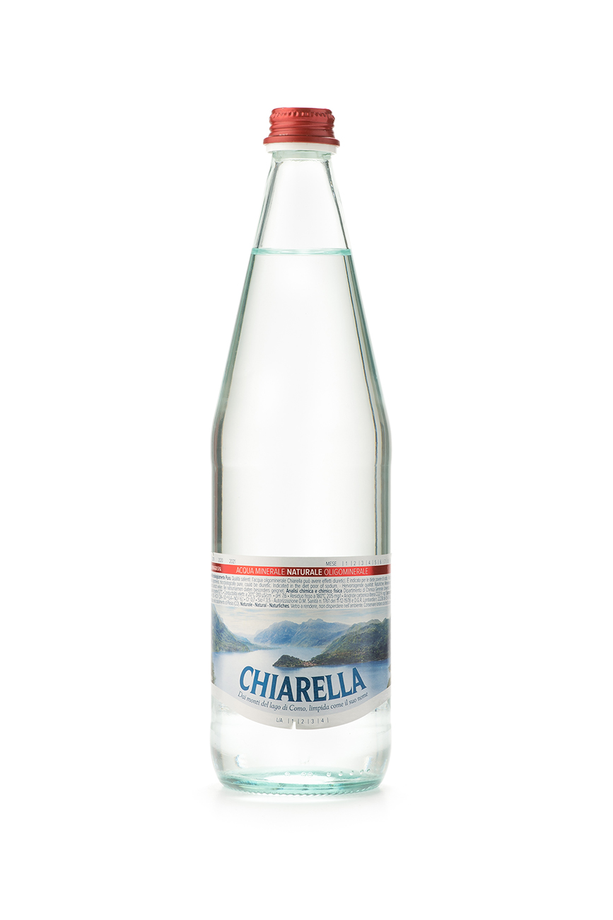 Минеральная вода Кьярелла, негазированная, в стеклянной бутылке, 0.75л